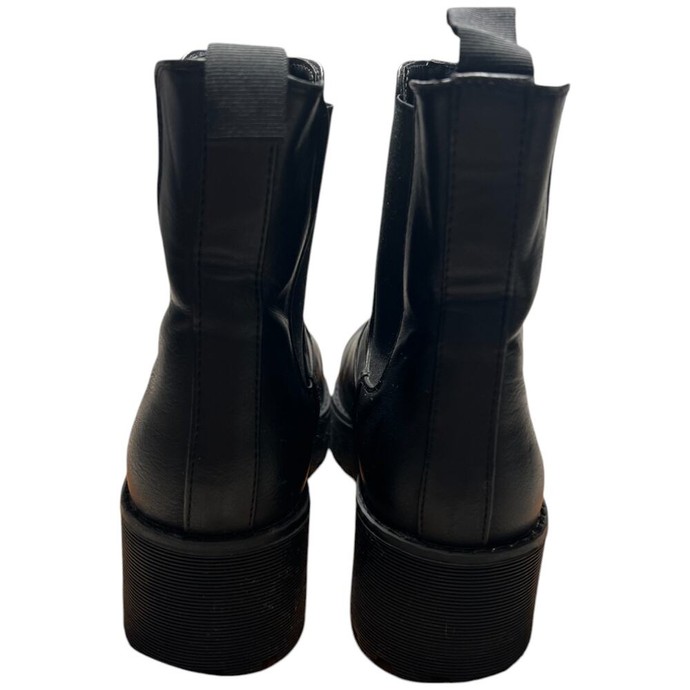 DIRTY LAUNDRY Monet Chelsea Boots Women's 8 Black Platform Rugged Lug Sole READ - Picture 4 of 12